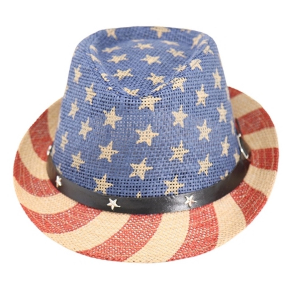 Classic Fedora with Faux Leather Belted Accent